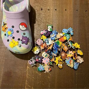 52 piece Assorted Pokémon‎ Crocs Charms
